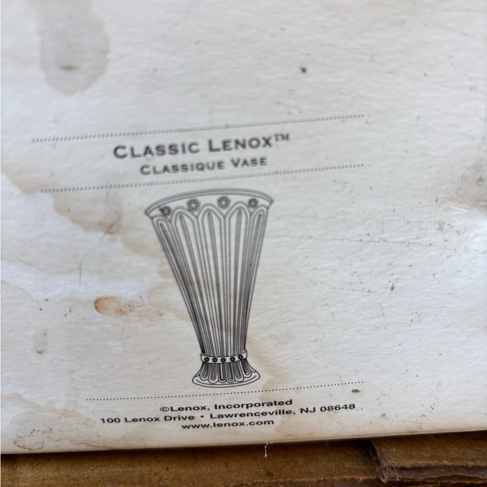 Lenox Butler Pantry Gourmet Classic Vase